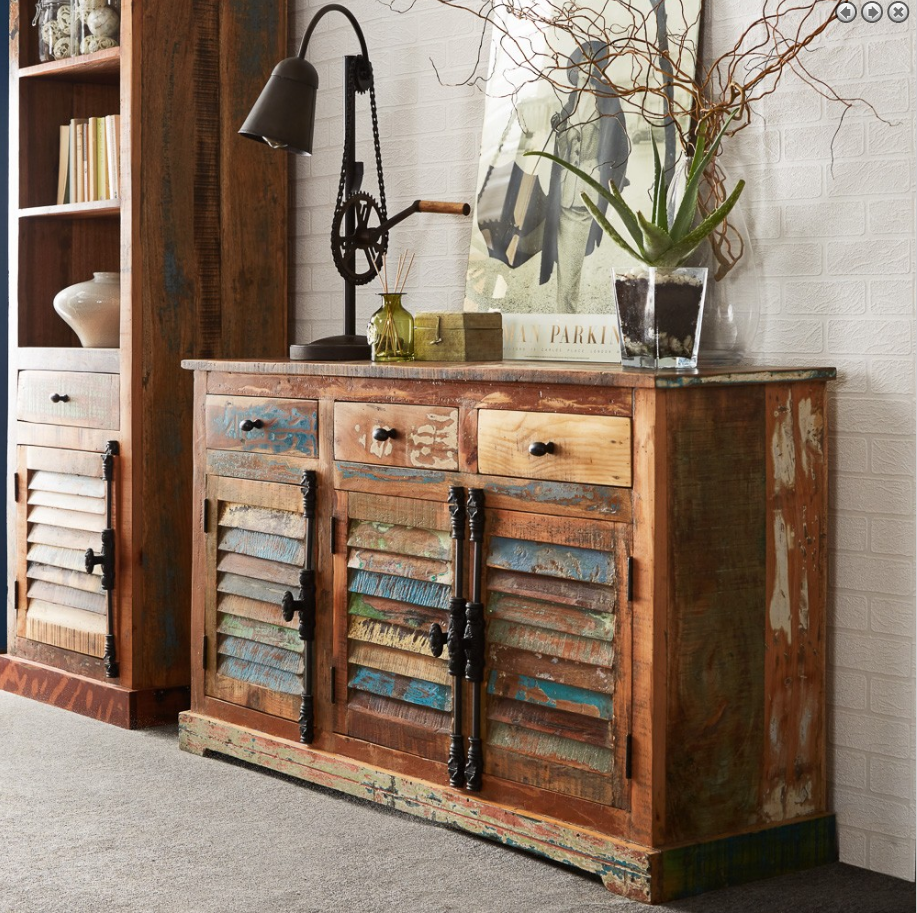 Recycled wood dresser deals