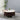 Luxor Mango Wood Round Fluted Coffee Table With Marble Top & Metal Legs