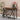 Natural Reclaimed Wood & Metal Half Clock Console Table
