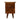Solid Mango Wood Chestnut Bedside Table