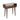 Franklin Dark Mango Wood Console Table with 2 Drawers