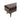 Franklin Dark Mango Wood Large TV Stand with 2 Drawers