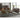 Dallas Dark Mango Round Solid Wood Dining Table Set With 4 Chair