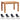 Dakota Light Mango Small Dining Table Set 4Ft (120Cm) 4 Chairs
