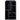 Udaipur Tall Geometric Black 6-Shelf Bookcase
