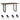 Grey Essential Live Edge Medium Sized Dining Table 1.5M Set With 4 Chairs