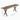 Acacia Live Edge Dining Bench With X Shape Grey Metal Legs 125 cm