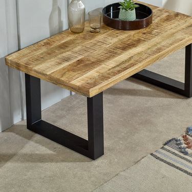 Merlin Mango Wooden Wire Coffee Table