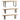 Natural Essential Live Edge Large Dining Table Set With 2 Benches