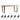Natural Essential Live Edge Large Dining Table Set With 6 Chairs