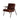 Industrial Leather and Wood Frame Armchair / Retro Leather Single Sofa Chair