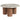 Ajmer Round Natural Marble Top & Wood 3 Pedestal Legs Coffee Table