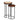 Giselle Metal & Wood Nest Of 2 Round Table