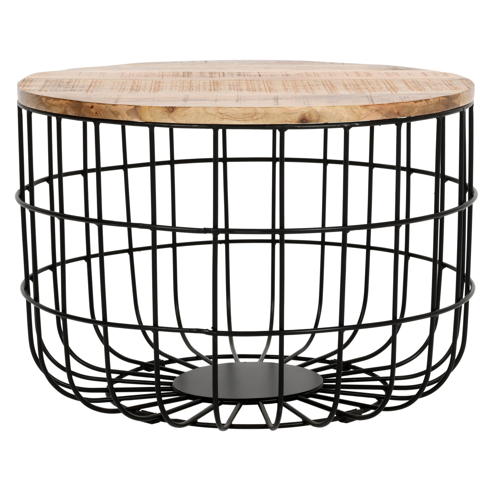Merlin Mango Wooden Wire Coffee Table - Verty Furniture