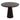 Natural Solid Dark Mango Wood Round Dining Table