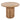 York Natural Solid Wood Round Dining Table