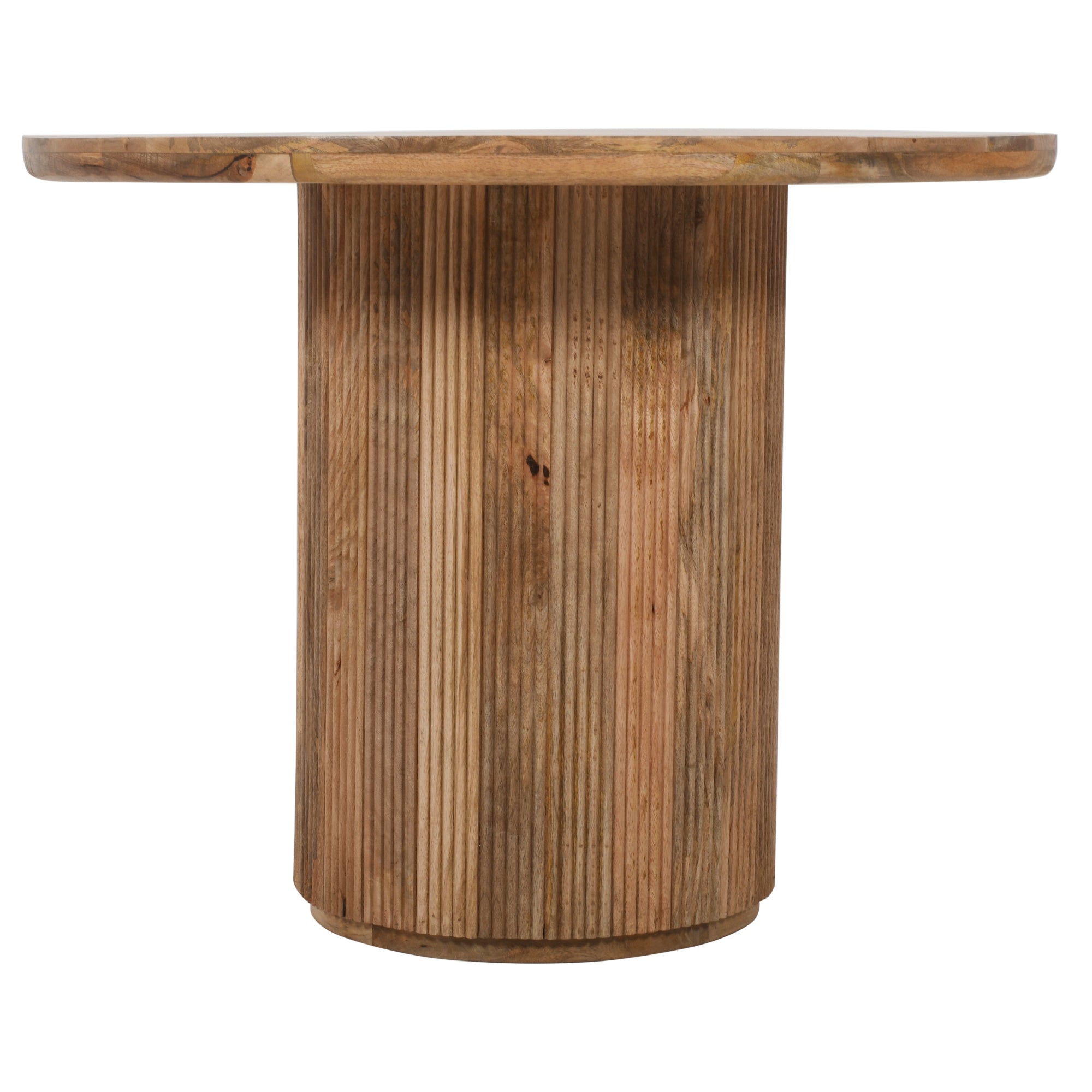 York Server Table York Natural Solid Wood Round Dining Table - Verty Furniture