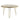 Round Solid Wood Dining Table 4 Seats Dallas Light Mango