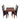 Dakota Mango 4 Ft Dining set with Leather Chairs