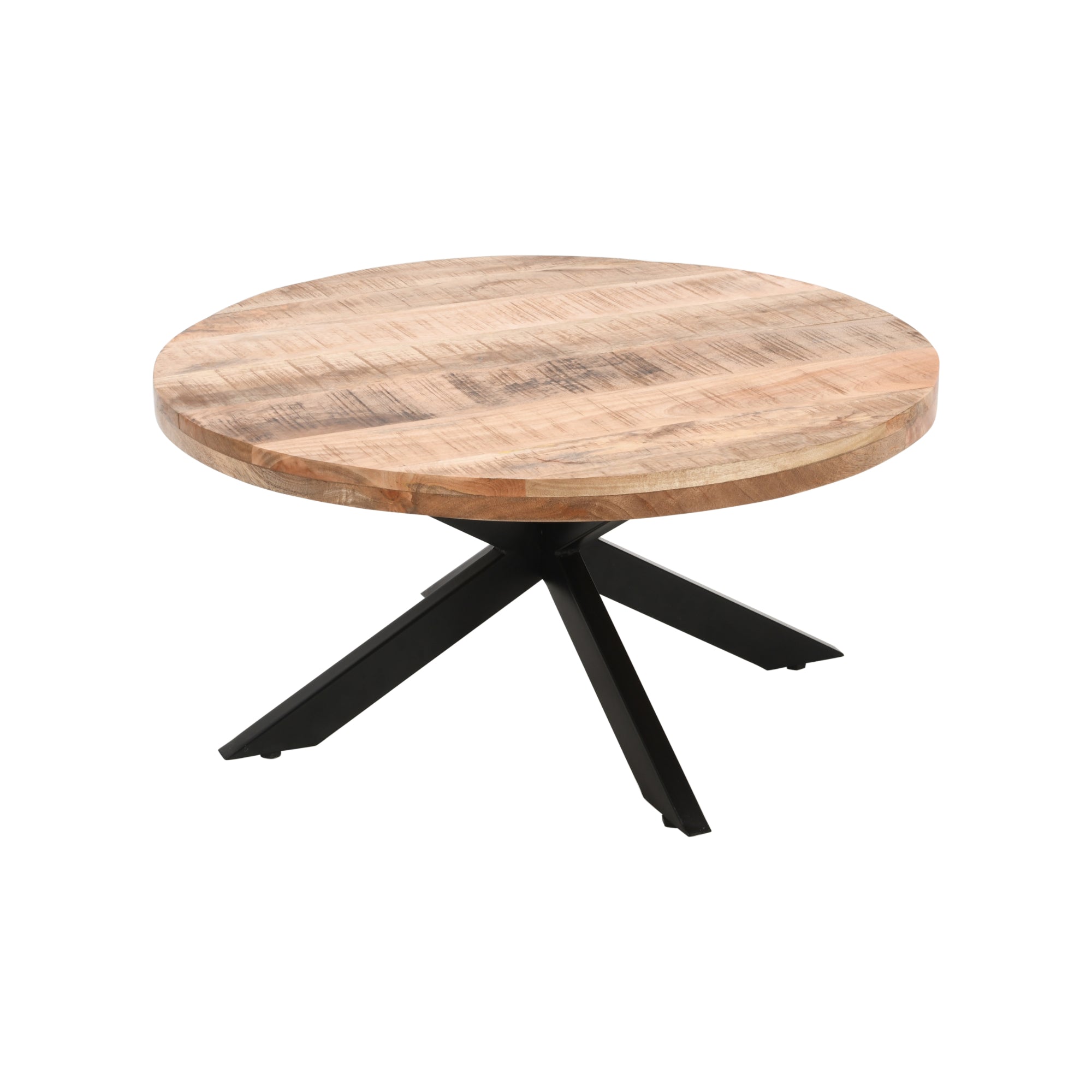 Table Legs Merlin Merlin Mango Wooden Round Coffee Table Spider Legs - Verty Furniture