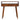 Solid Mango Wood Curved Chestnut Console Table
