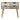 Solid Mango Wood Grey and White Gradient Console Table